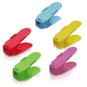 Set of 4 Plastic Shoe Organizers