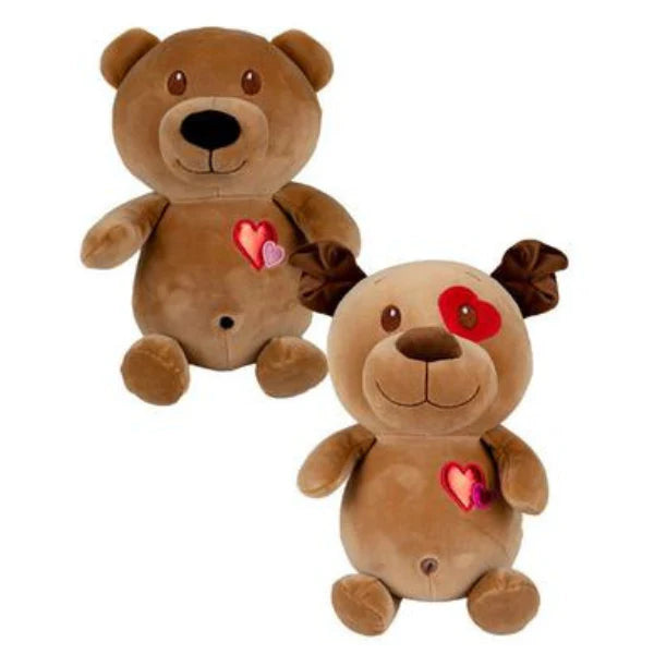Brown Plush Love Bear / Puppy – 30cm Soft Toy